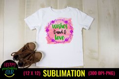 Wishes and Love Christmas Sublimation I Holiday Sublimation Product Image 2