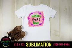Wishes and Love Christmas Sublimation I Holiday Sublimation Product Image 2