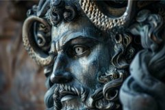 Ancient bronze sculpture of mythological figure Product Image 1