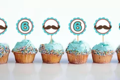 Mustache Bash Party Decor SVG Design Files Product Image 3
