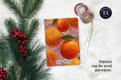 Glitter Orange Pattern | Sparkly Citrus Texture Product Image 4