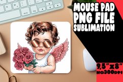 Timeless Desk Pad Sublimation, Cupid Product Image 1