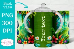 Cute parrot sippy cup sublimation PNG, Baby 12oz tumbler PNG Product Image 2