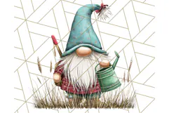 Farmer Gnome Clipart, Cute Farm Gnomes PNG Illustrations Product Image 4