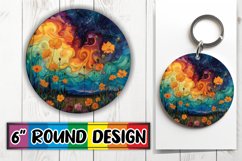 Graceful Petal Keychain Artwork Product Image 1