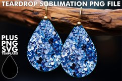 Teardrop Floral Earrings for Crafty Enthusiasts Product Image 1