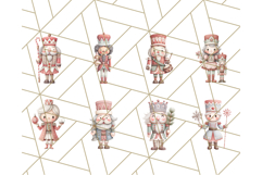 Nutcracker Clipart, Festive Holiday Toy Soldier PNG Art Product Image 4