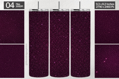 Burgundy Plum Glitter Tumbler Wrap| Tumbler Sublimation Product Image 1