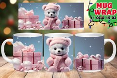 Retro FESTIVE Delight 11oz 15oz Wrap, Bear Product Image 1