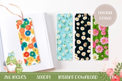 Cartoon Flowers Bookmark Designs, Cartoon Bookmarks Product Image 1