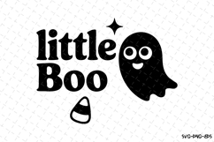 Little Boo Svg | Halloween Svg | Svg Cut Files Product Image 1