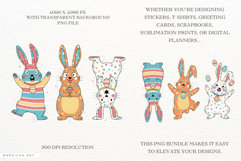 Funny Easter Bunnies Clipart Product Image 2
