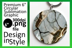 Geode Glisten: Sublimation Car Coaster Product Image 1