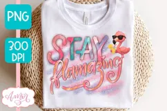 Summer PNG for Sublimation design, Pink flamingo shirt PNG Product Image 3