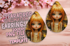 Dynamic Teardrop Design for Sublimation , Fairy Product Image 1