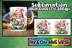 Gentle smiles 11oz 15oz sublimation wrap, Easter Gnomes Product Image 1