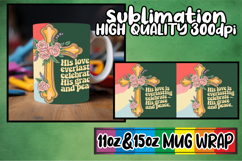 Nostalgic dreams 11oz 15oz mug wrap, Cross Product Image 1
