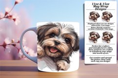 Puppy Whimsy Sublimation Mug - 11oz/15oz Product Image 1