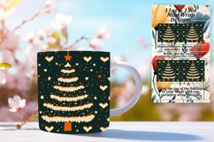 Bold 11oz Mug Wrap Png Design , Holiday Product Image 1