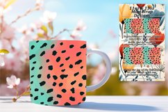 Shimmering Glittery Leopard Print Mug Wrap 11oz/15oz Product Image 1