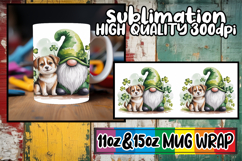 Bright love 11oz 15oz sublimation wrap, St Patricks Product Image 1