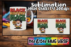 Bright spirits 11oz 15oz sublimation wrap, Juneteenth Product Image 1