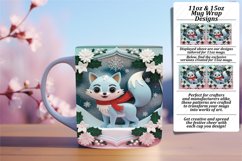 GRACEFUL 11oz PNG Mug Wrap Design , 3D Xmas Product Image 1