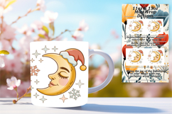 Sleek 11oz Mug Wrap Png Design , Cute Christmas Product Image 1