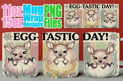 Inspired dreams sublimation mug wrap, Easter Product Image 1
