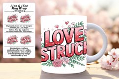 Sleek 11oz Mug Wrap Png Artwork , Valentines Product Image 1