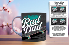 Bold 15oz Mug Wrap Png Design , Father&#039;s Day Product Image 1