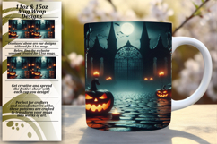 Alluring 15oz Mug Wrap Png Design , Horror Halloween Product Image 1