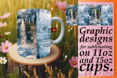 Nature-Inspired Mug Wrap Sublimation for 11oz/15oz Product Image 1