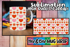 Joyful adventures 11oz 15oz sublimation wrap, Valentine's Pa Product Image 1