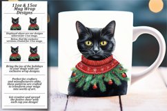 Merry Catmas Mug Wrap Sublimation Product Image 1