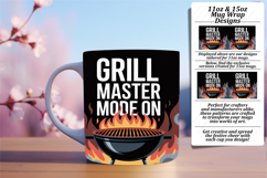 Elegant 11oz Mug Wrap Png Design , Father's Day Product Image 1