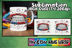 Cozy escapes 11oz 15oz sublimation wrap, Patriotic Product Image 1