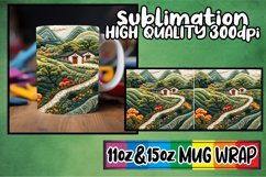 Spring Beauty Scene Mug Wrap - 15oz 11oz Product Image 1