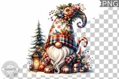 Christmas Gnome Sublimation - Clipart PNG Design Product Image 1