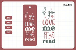 Bookmark Saying SVG | Funny Book Lovers - Let Me Read Product Image 3