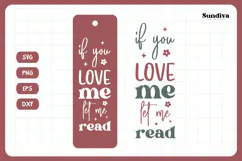 Bookmark Saying SVG | Funny Book Lovers - Let Me Read Product Image 3