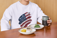 Patriotic American Flag Brushtrokes Clipart Product Image 6