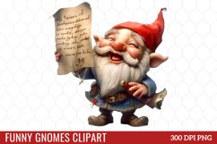 Funny Gnomes Clipart Product Image 1