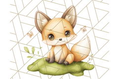 Woodland Nursery Baby Animals And Fantasy Forest PNG Clipart Product Image 4