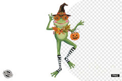 Halloween Frog Clipart Product Image 1