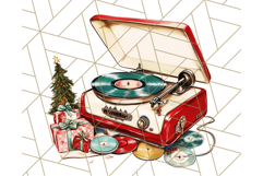 Vintage Glamorous Christmas Party Clipart PNG, Holiday Png Product Image 4