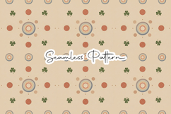 Retro Clover Geometric Seamless Art - Leprechaun &amp; Clovers Product Image 1