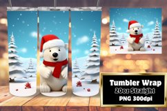 3D Cute Christmas Fantasy World Tumbler 20oz Product Image 1