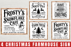 Christmas Sign Svg, Farmhouse Svg, Vintage Christmas Svg Product Image 1