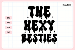 Spooky Bachelorette Party Saying SVG | The Hexy Besties Product Image 3